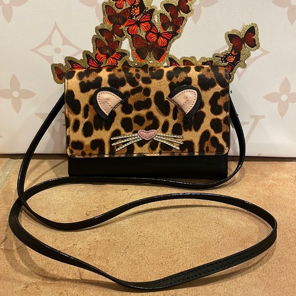 Kate Spade Leopard Print Crossbody - Picture 1 of 10
